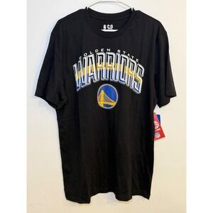 NBA Golden State Warriors Graphic T-Shirt Mens XL Black New NWT
